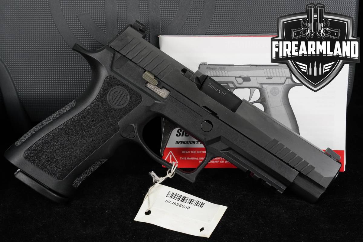 Sig Sauer P320 XFULL PRO X-Series Optics-Ready 9mm P 320 +3 MAGS, ORIG CASE
