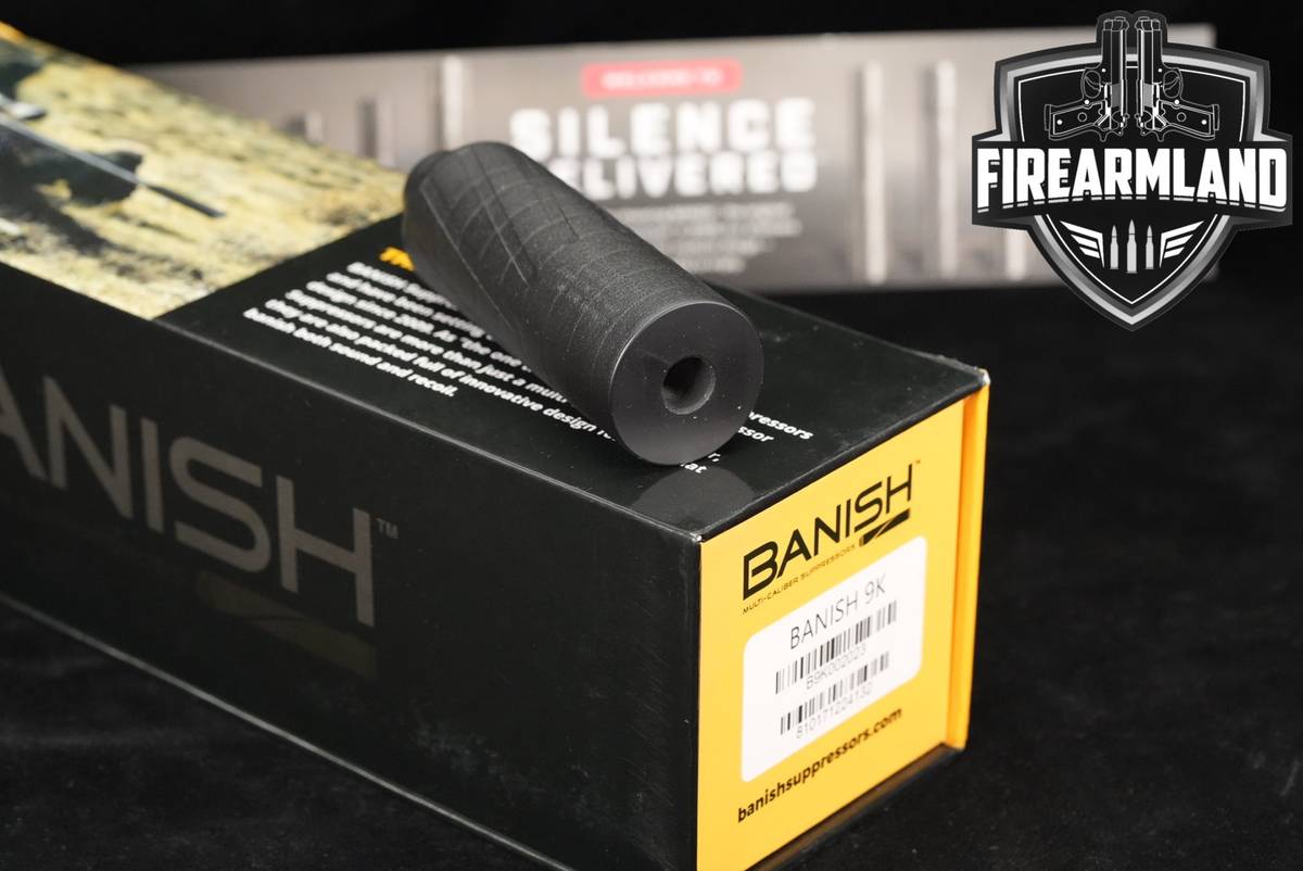 Banish Suppressors 9K 9mm Luger 4.1" Suppressor BANISH9K Silencer