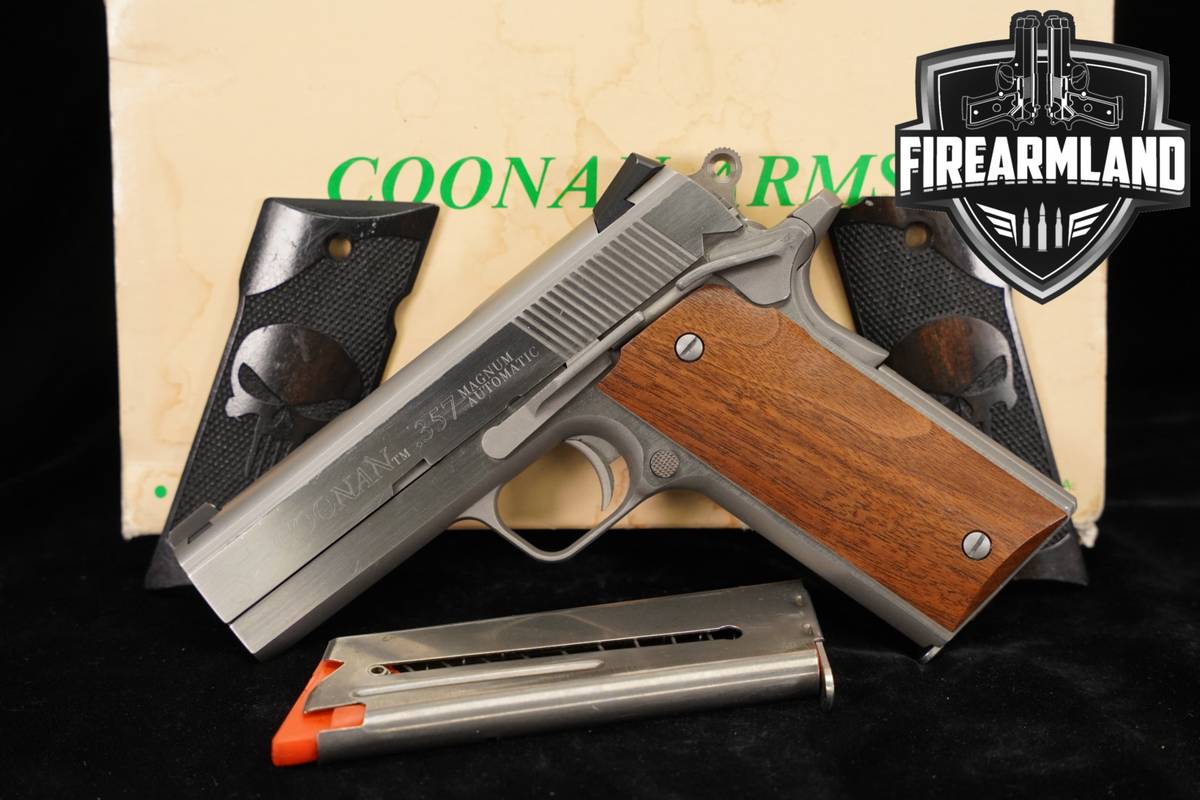 UBER RARE Coonan Arms Model B Cadet-length 1911 COMMANDER +2 MAGS, ORIG BOX