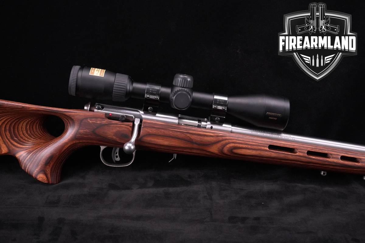 Savage Arms 93R17 BTVS 17 HMR 21.0" Satin Stainless +OPTIC