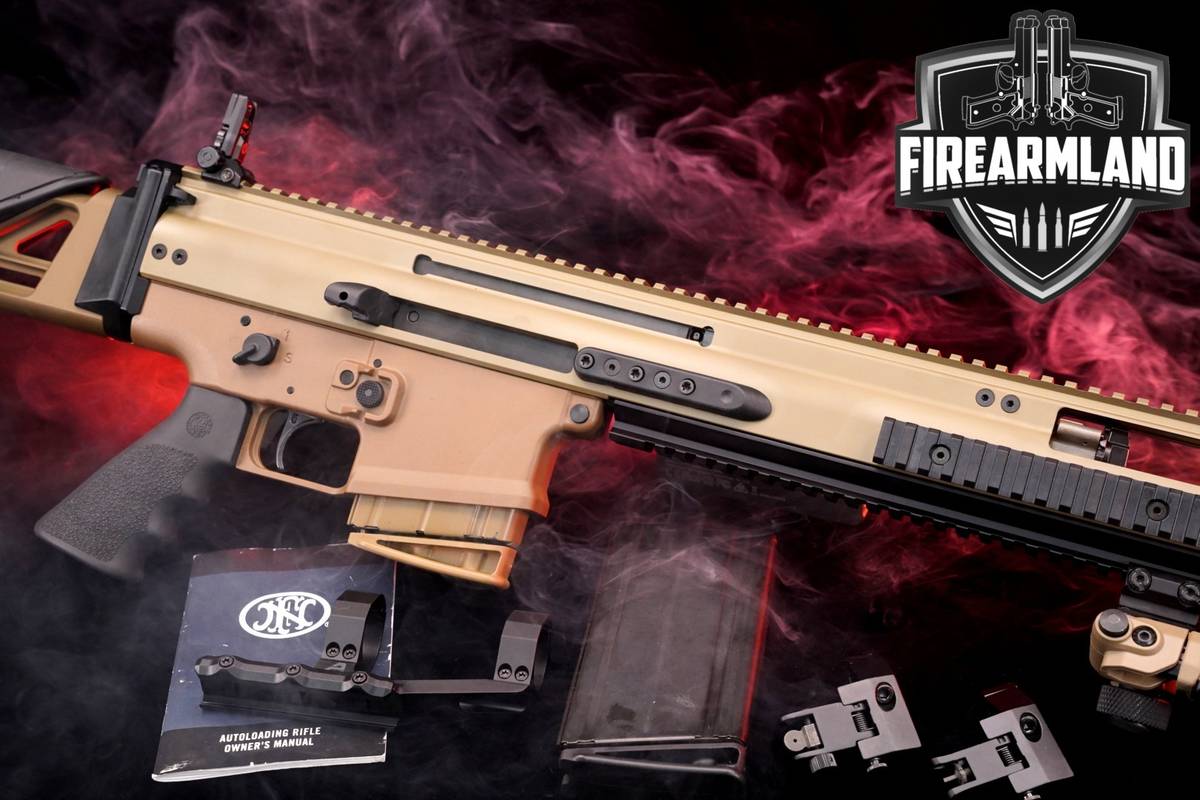 DESIRED FN SCAR 20S 7.62 NATO 20-S FDE SureFire BRAKE +2 MAGS, BIPOD