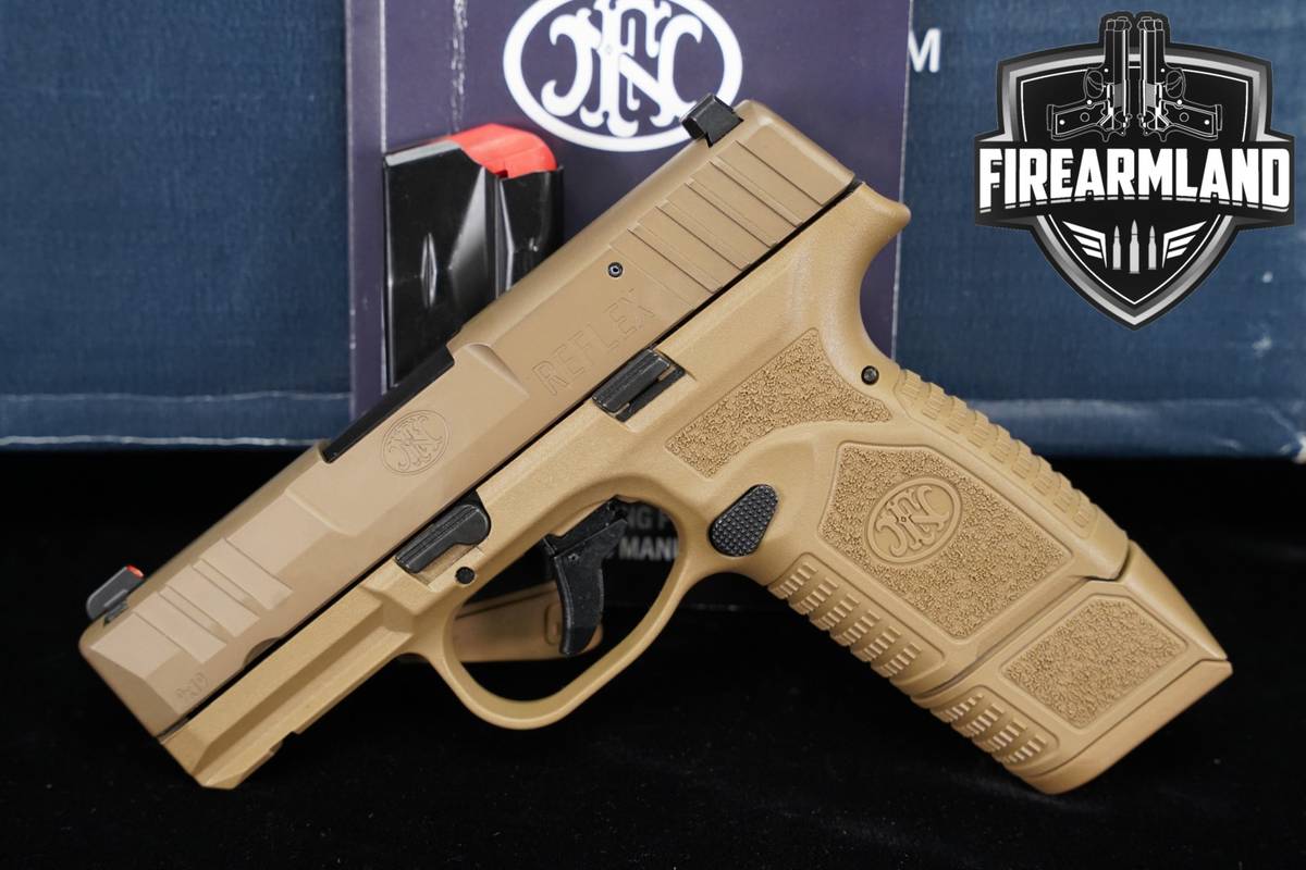 FN Reflex 9mm 3.3" FDE +2 MAGS & ORIG BOX