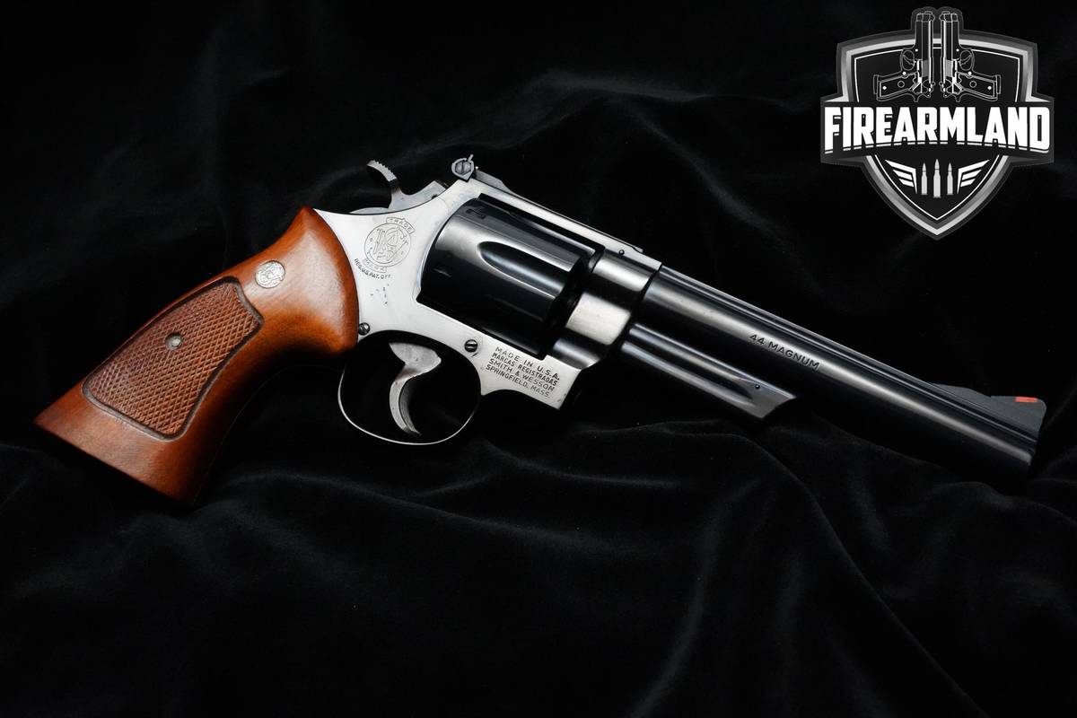 1980 Smith & Wesson (S&W) Model 29-2 44 Magnum 6" Blued S&W 29-2 DA/SA