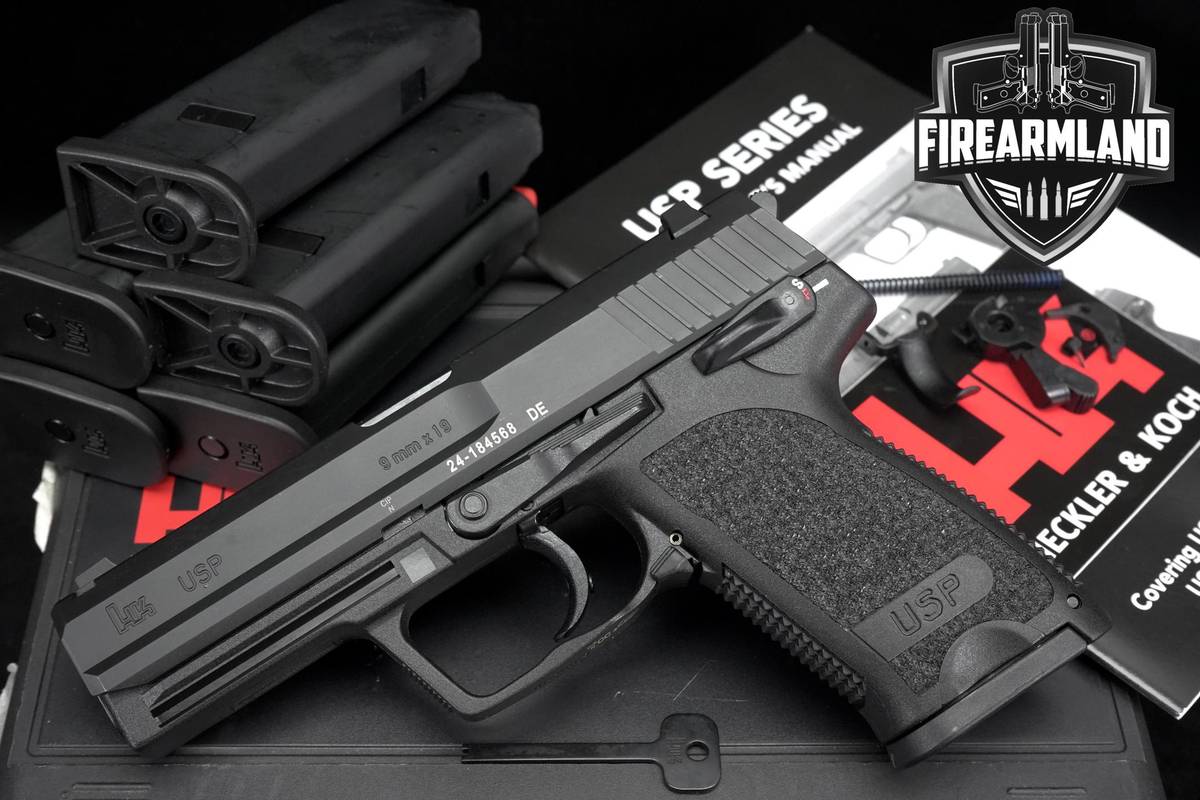 Heckler & Koch H&K USP 9 Variant 1 V1 9mm 4.25" USP9 6 MAGS & ORIG BOX
