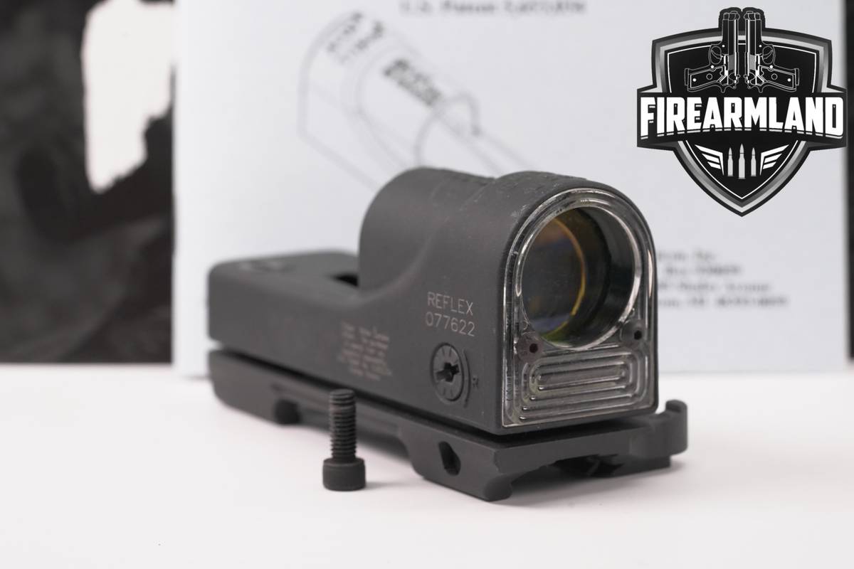 Trijicon Reflex 1x24mm RX01-14 6.5 MOA Amber Dot Red Sight RDS +ORIG BOX