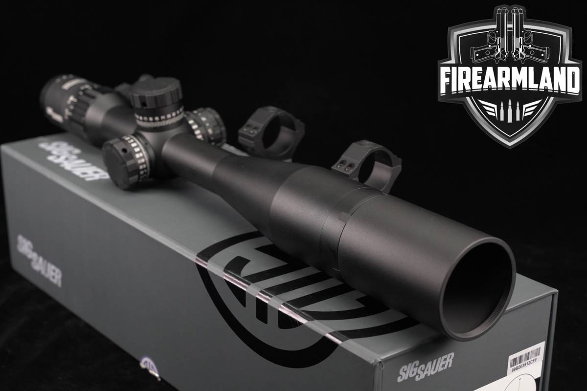 SIG Sauer Electro-Optics Tango4 6-24X50MM illuminated MOA Scope +ORIG BOX