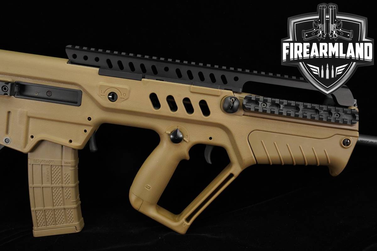 IWI Tavor SAR Flat-Top 5.56 NATO 16.5" FDE +5 MAGS