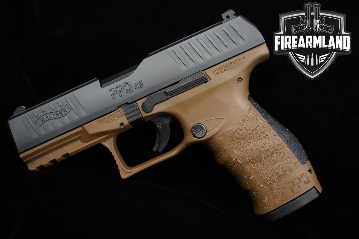 Walther PPQ45 45 ACP 4.25" Two-Tone Walther-PPQ45 PPQ-45 2 MAGS & ORIG CASE