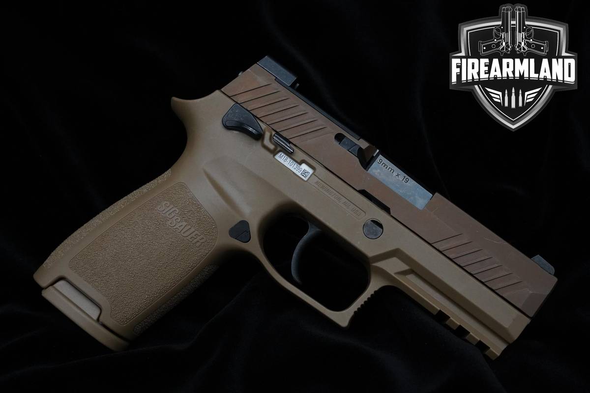 Sig Sauer P320 M18 9mm 3.9" Coyote Pistol Compliant +2 10rd MAGS