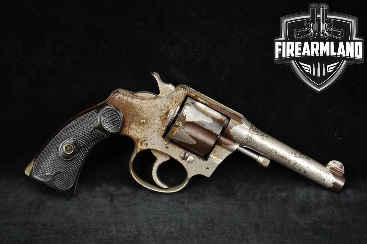 1913 PRE-WWI Colt Police Positive First Issue 38 S&W 4" Nickel DA/SA