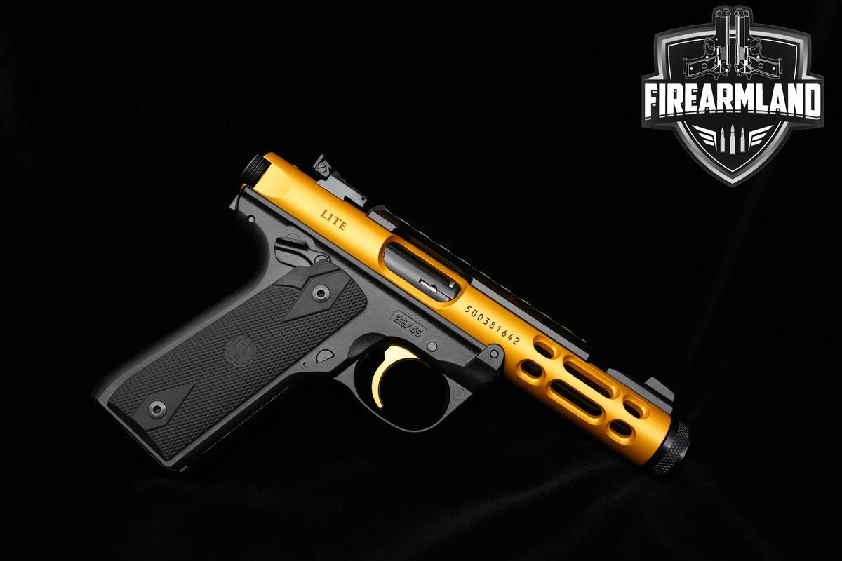 Ruger Mark IV 22/45 Lite 22LR 4.4" Gold Anodized Ruger Mk4 MK-IV MK-4 MKIV