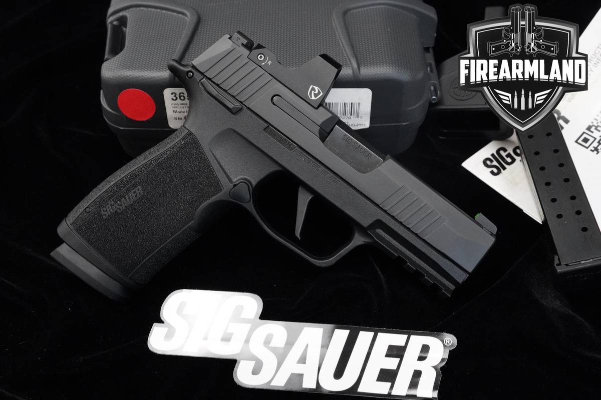 Sig Sauer P365 XMacro MS 9mm 3.7" Nitron Sig-Sauer P365 X-Macro P-365 OPTIC