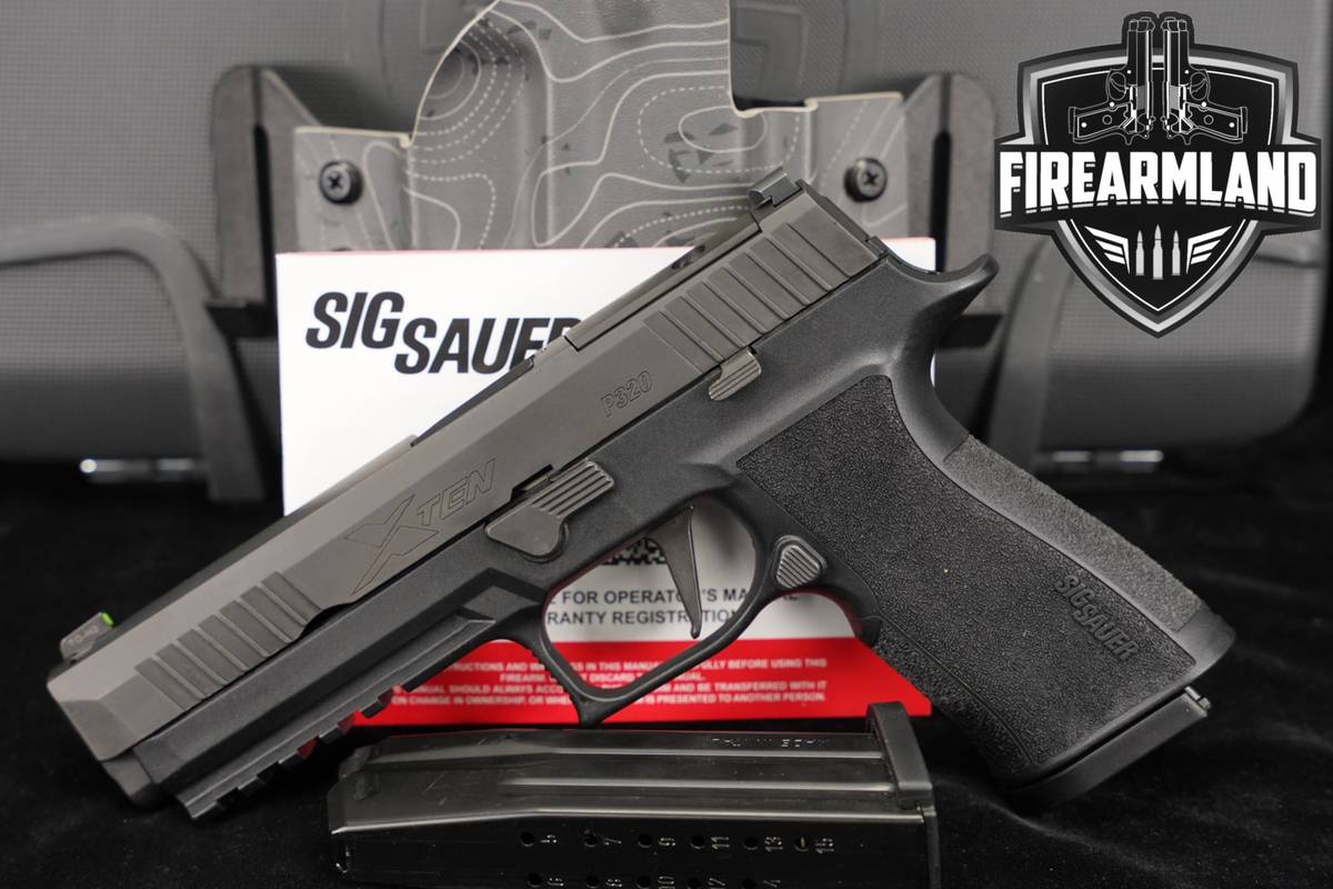Sig Sauer P320-XTEN 10mm Optics-Ready P 320 +2 MAGS, ORIG CASE, HOLSTER