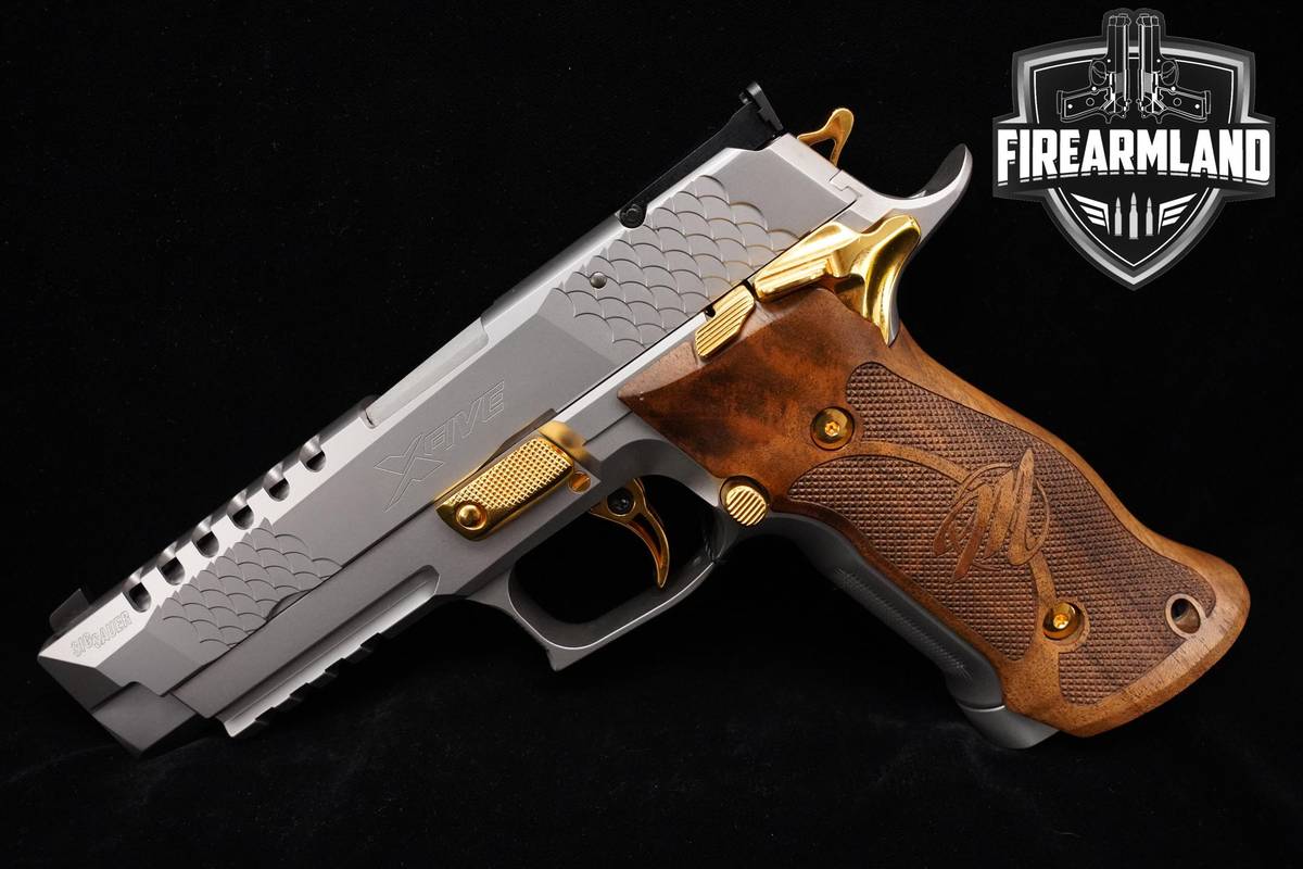 LNIB Sig Sauer P226 X-Five Club 30 Stainless & Gold German Mastershop 9mm