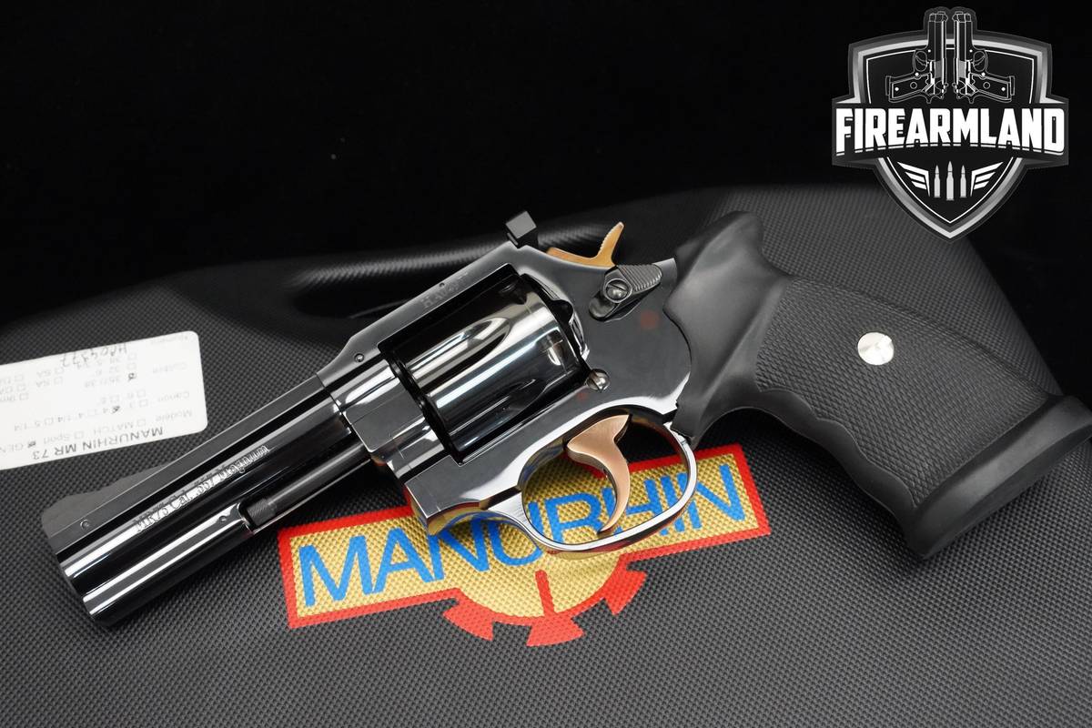 BEAUTY! Manurhin MR73 357 Magnum 4" Blued Manurhin-MR73 MR-73 +ORIG CASE