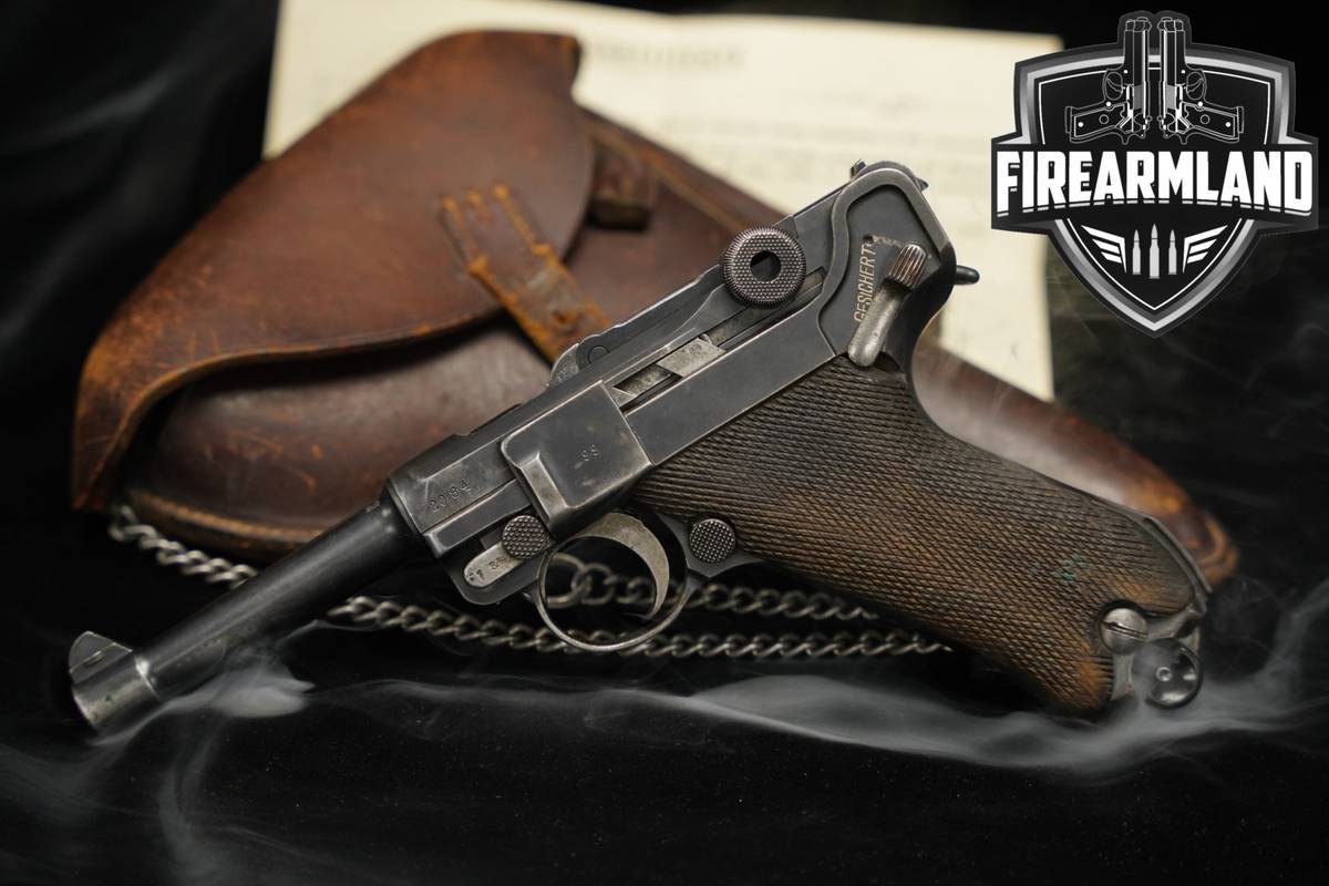 1941 Mauser-Werke Oberndorf P.08 Byf 9mm P08 P 08 +HOLSTER, CERTIFICATE