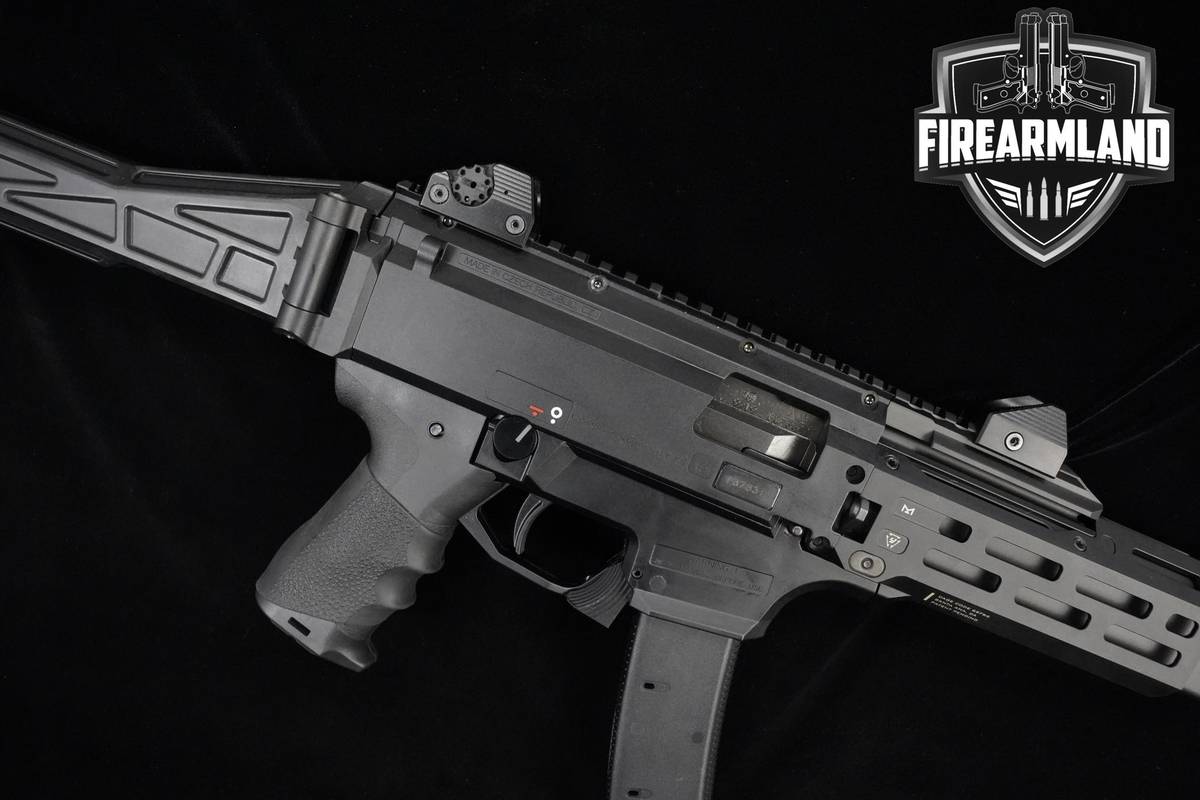 CZ Scorpion EVO 3 S1 9mm 8" CZ-Scorpion Strike & HB Industries 6 MAGS & BOX