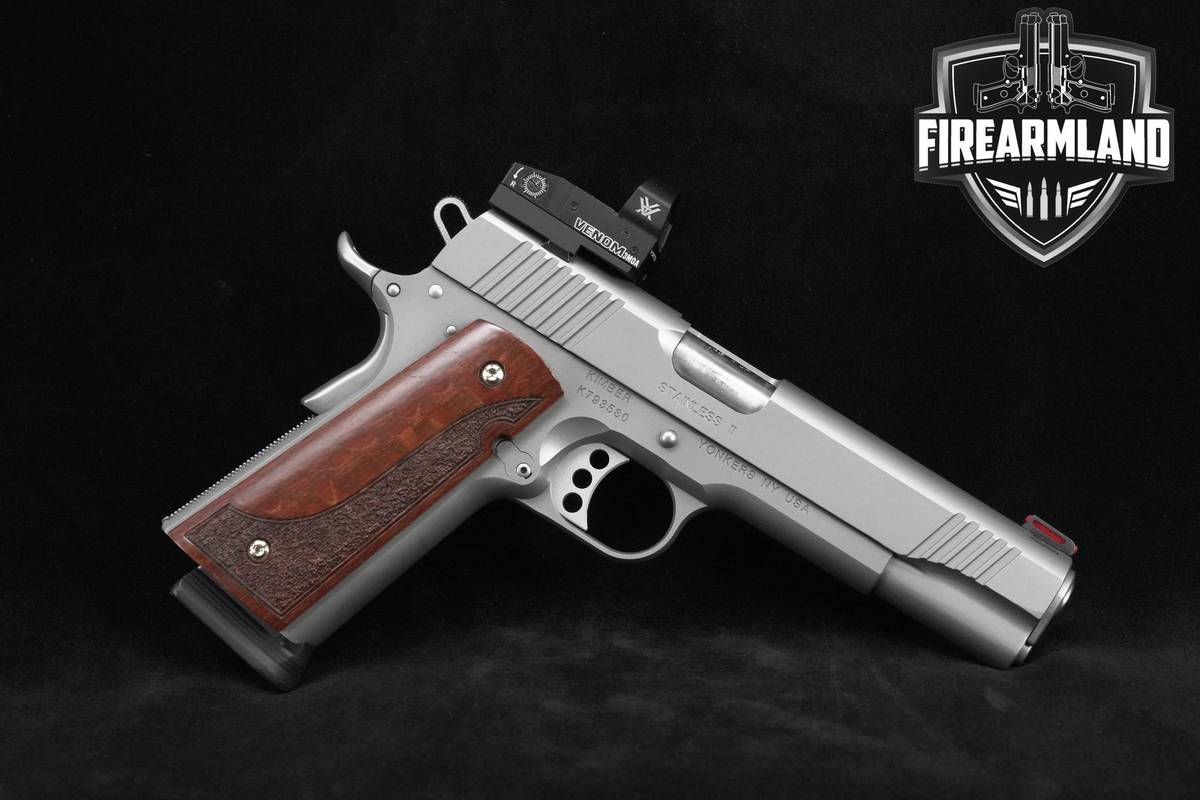 Kimber Stainless II 45 ACP 1911 5" Kimber Stainless-II 1911 +5 MAGS & OPTIC