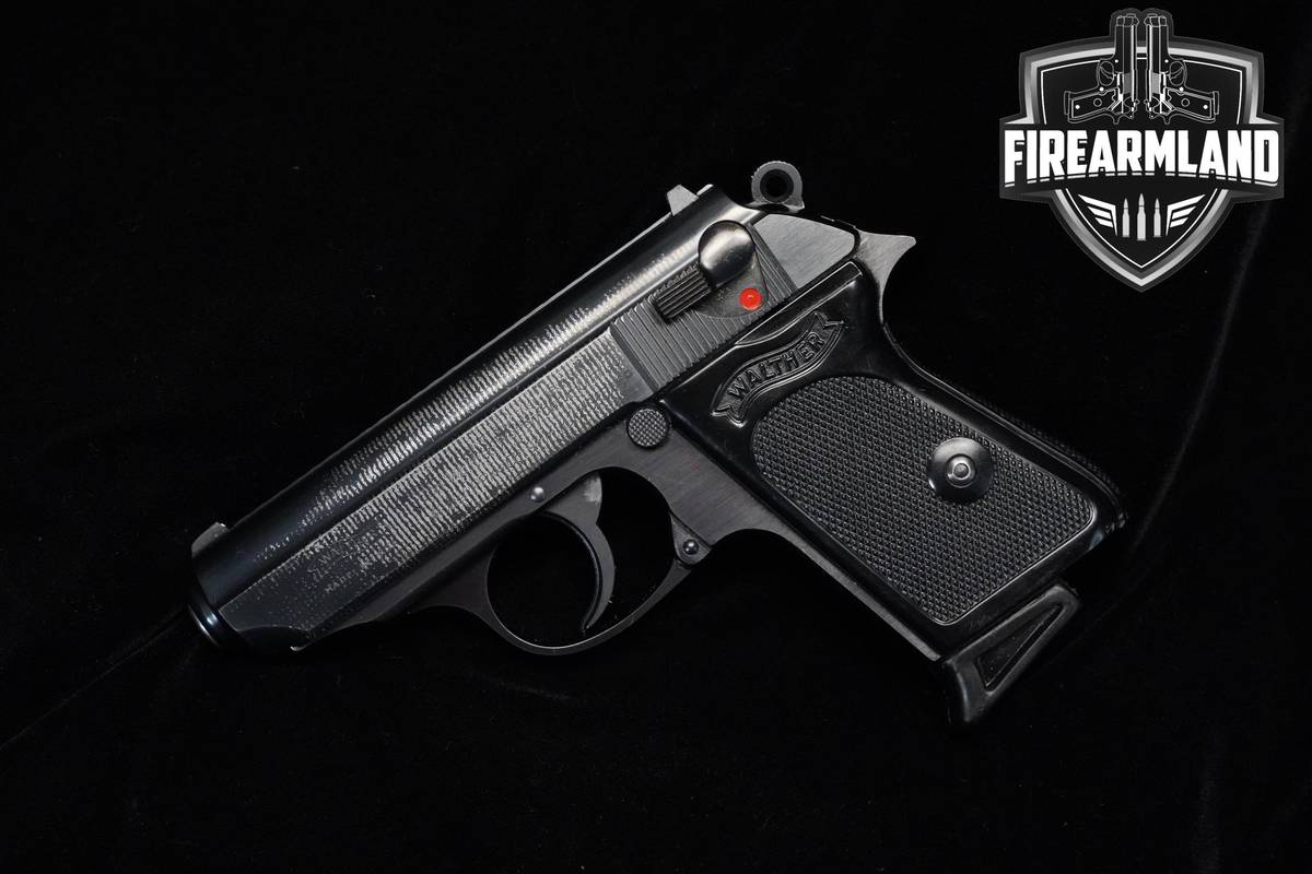 2001 Walther Interarms PPK Black 380 ACP 3.3" Blued Walther +ORIG CASE