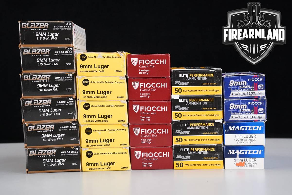 1200 RDS! 9mm Ammo 9-mm