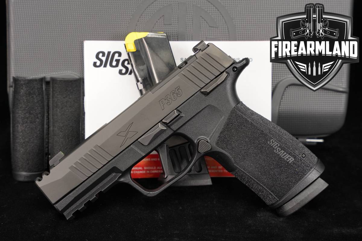 Sig Sauer P365-XMACRO COMP 9mm 3.1 P 365 PORT +2 MAGS & ORIG CASE