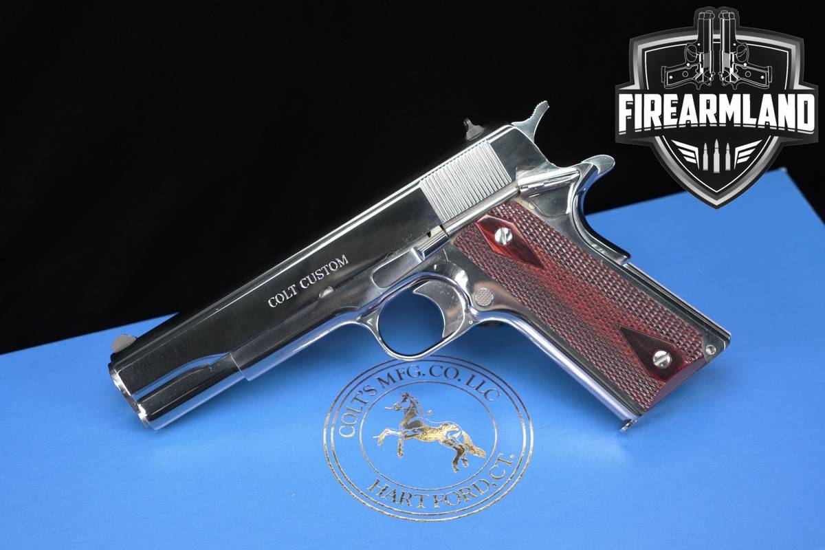 Colt Government Model Series 80 Custom Shop 100 Years Of Service 1911 5"