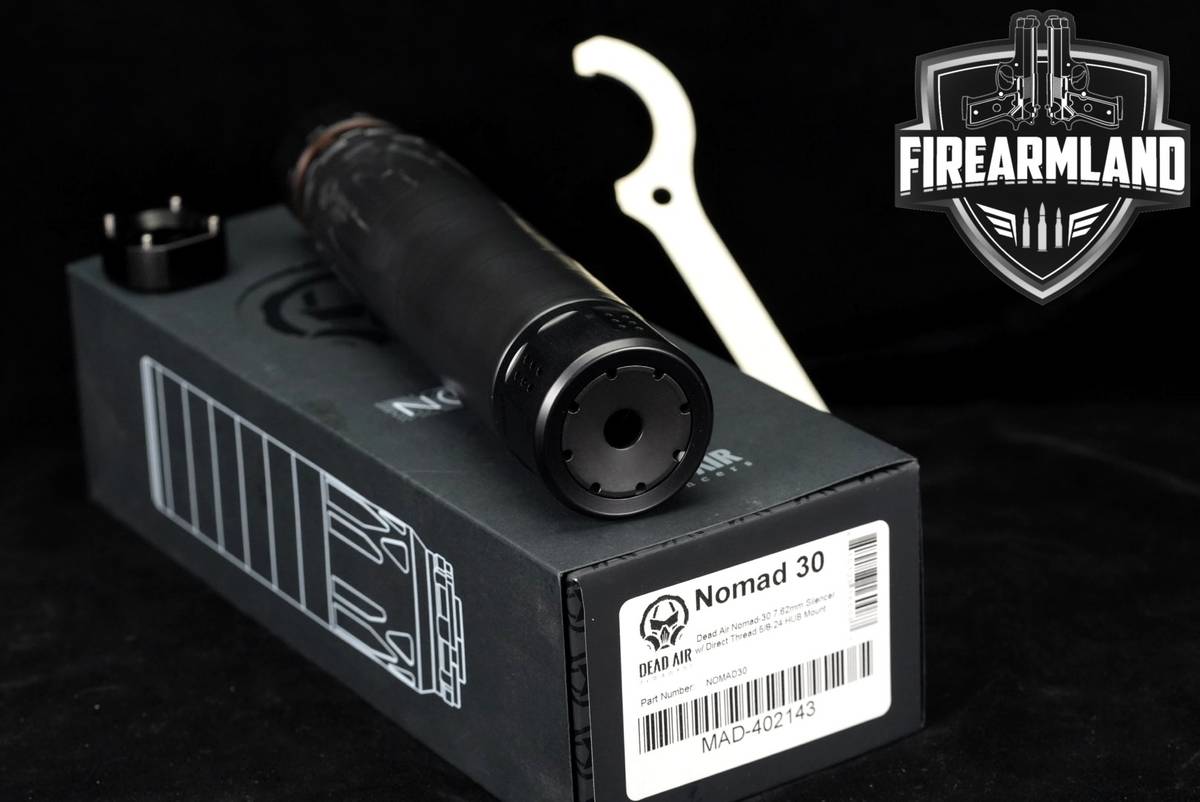 Dead Air Silencers Nomad-30 7.62 mm 6.5" Suppressor Nomad30 Silencer