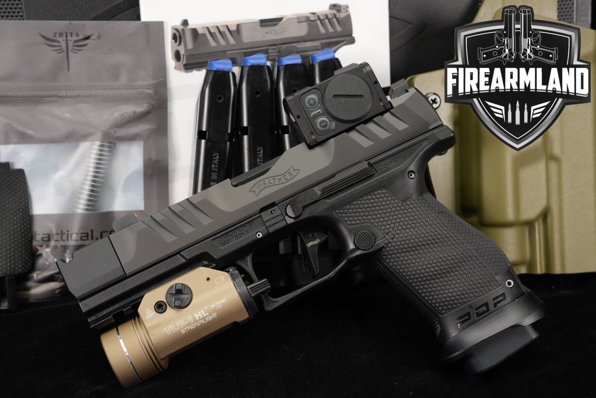 Walther PDP Compact Pro 9mm 4" +5 MAGS, ORIG BOX, AIMPOINT OPTICS & HOLSTER