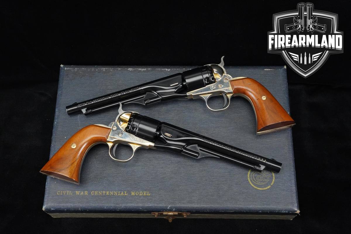 CONSECUTIVE SERIAL #'S 1961 Colt Civil War Centennial Model Set 22 Short 6"