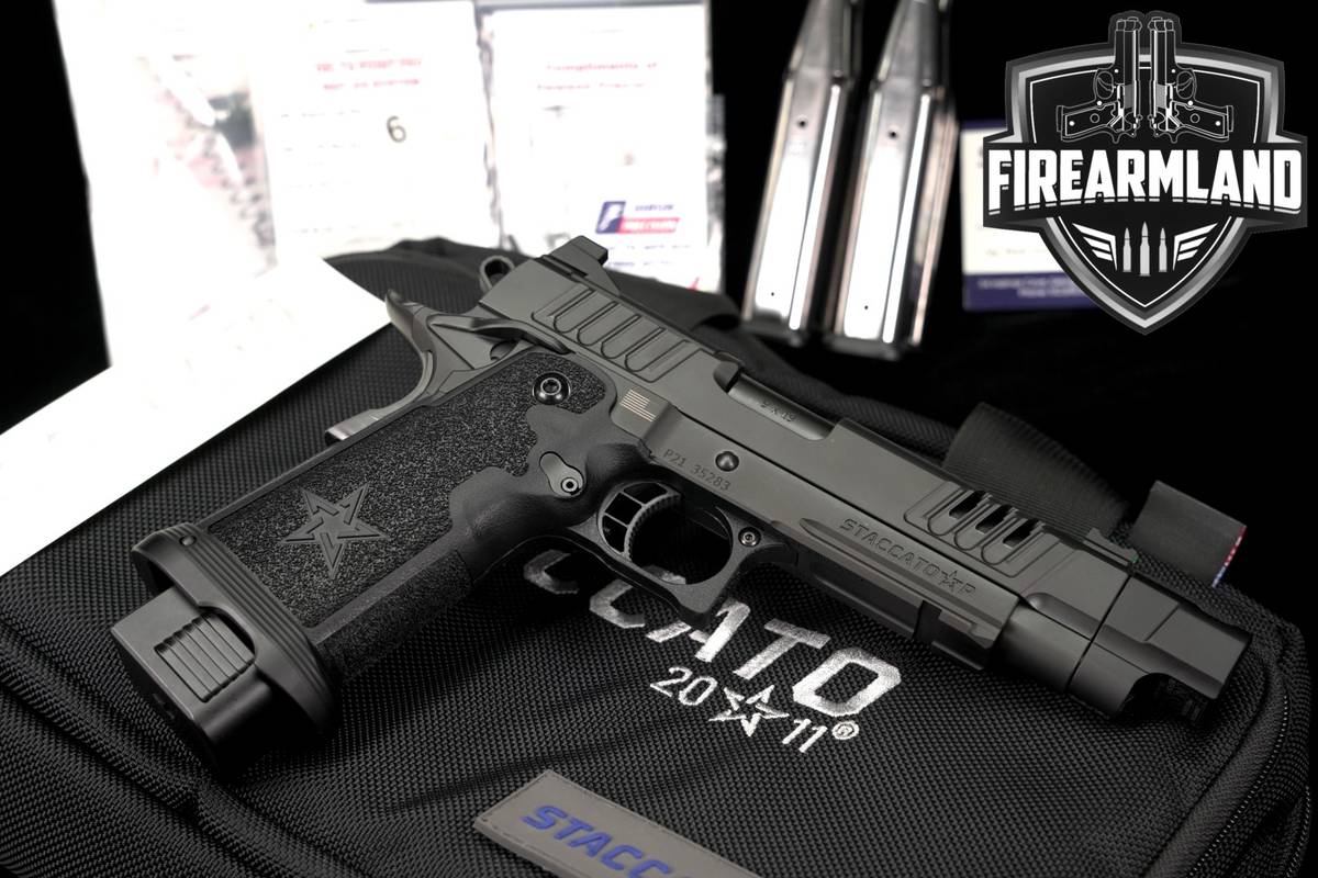 Staccato P 9mm Optics-Ready 1911 STI 2011 COMP THREADED +3 MAGS & ORIG CASE