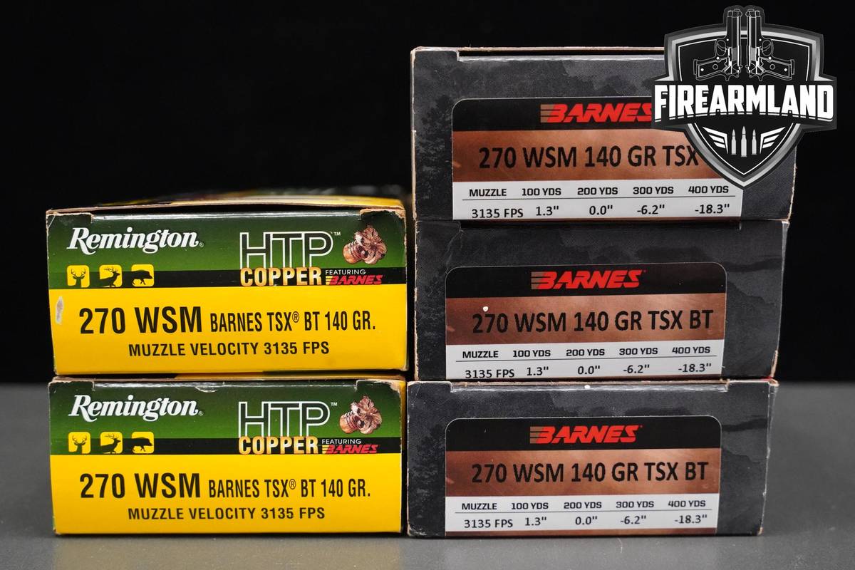 270 WSM Ammo 270-WSM Ammunition 100 Rounds