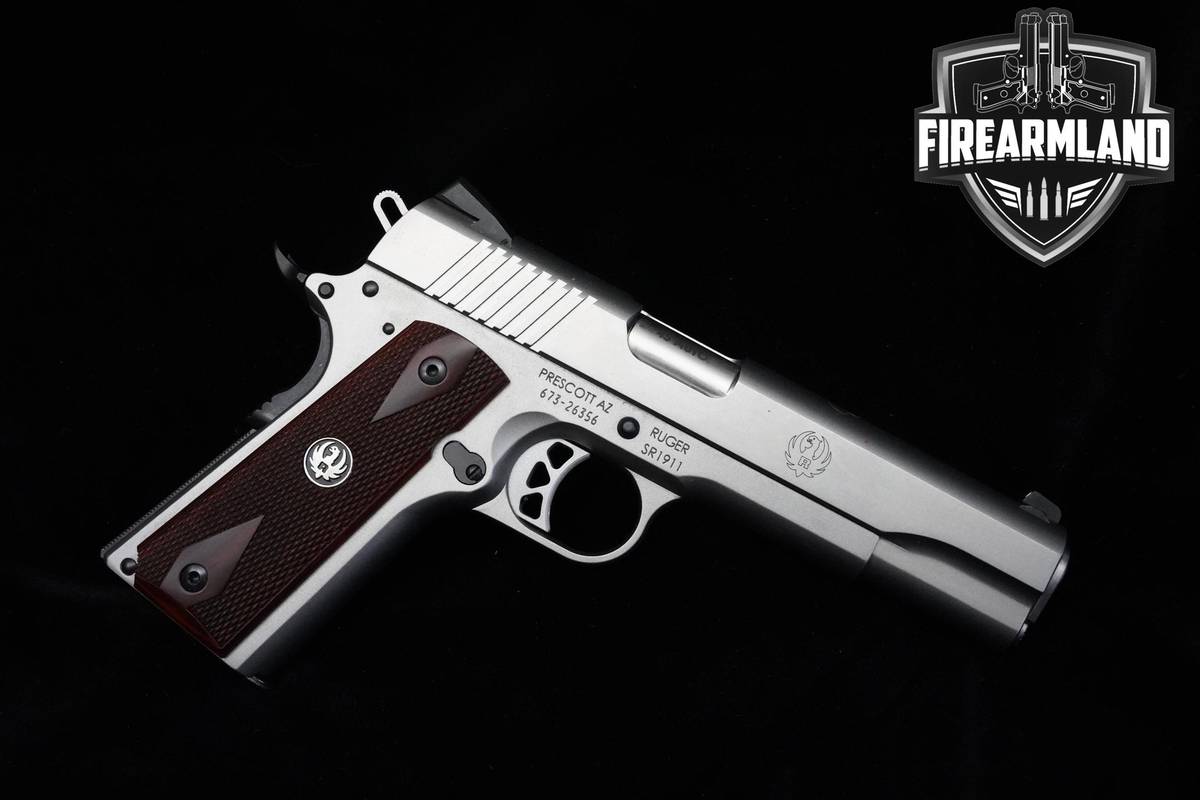 Ruger SR1911 45 ACP 1911 5" Low-Glare Stainless Ruger-SR1911 +ORIG BOX