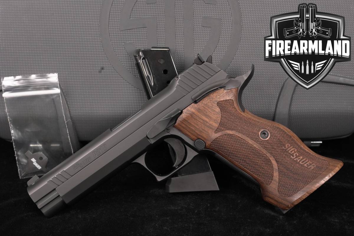 Sig Sauer P210A Target 9mm 4.75 P210-A P-210 +2 MAGS & ORIG CASE