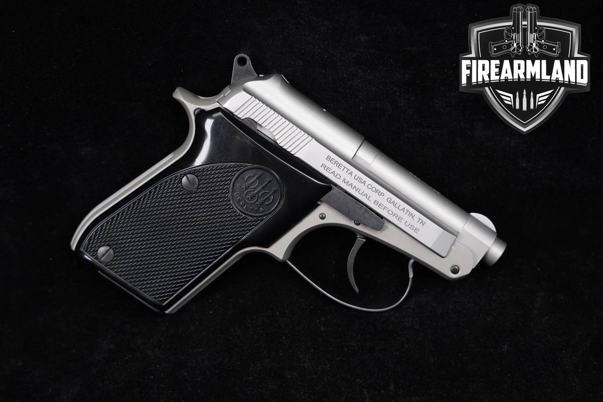 COMPACT CCW Beretta 21A Bobcat Inox 22LR 2.4" +3 MAGS, ORIG CASE & HOLSTER