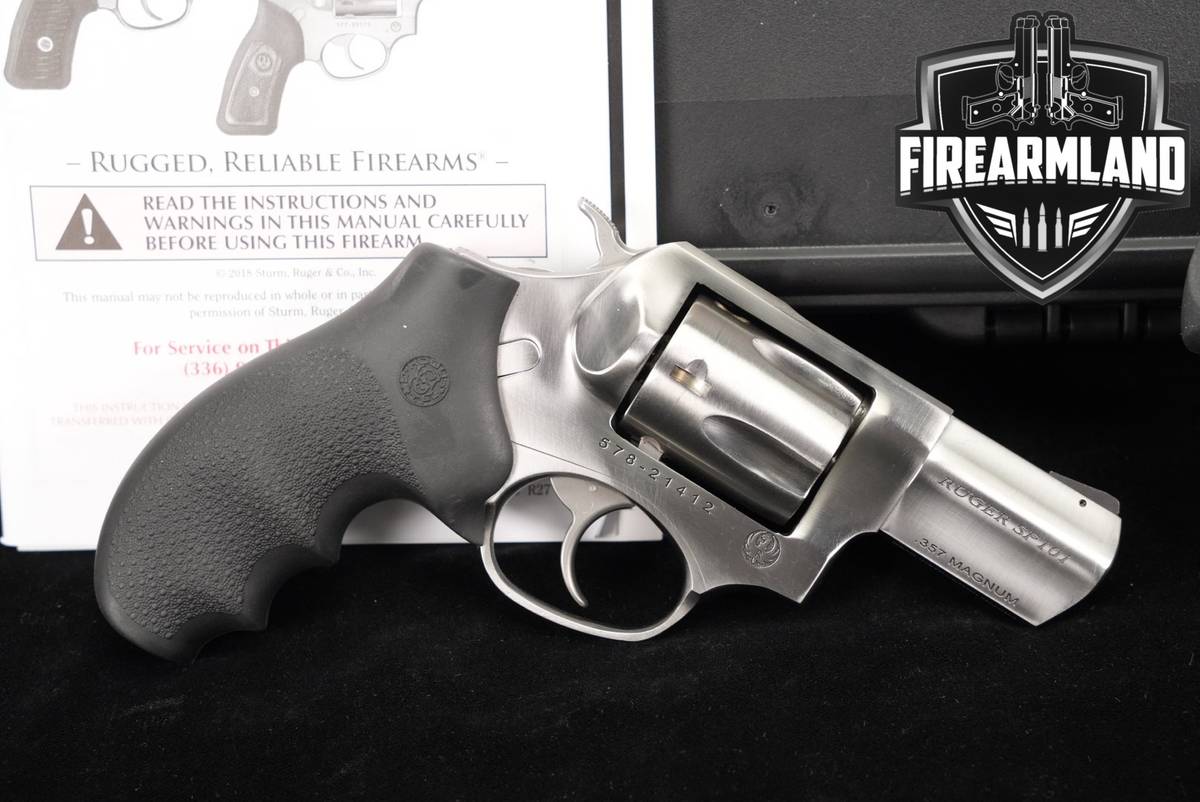 Ruger SP101 357 Magnum 2.25 Satin Stainless SP 101 +ORIG CASE