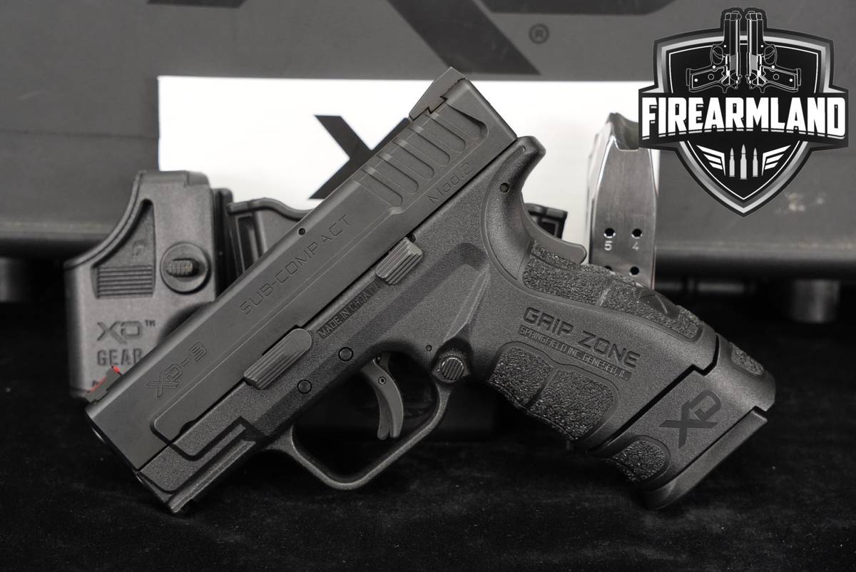 Springfield Armory XD Mod2 Sub-Compact 9mm 3" XD9 +2 MAGS, ORIG CASE