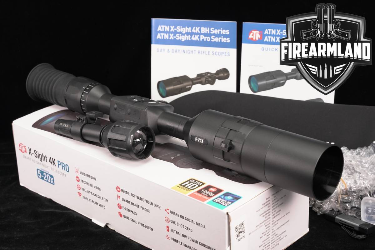 ATN Corp X-Sight 4K Pro 5-20x IR Illuminator Digital Day Night Vision 30mm