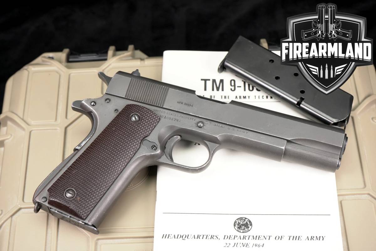 VINTAGE WWII 1943 Colt M1911A1 US Government Issue 45 ACP 1911 M1911 1911A1