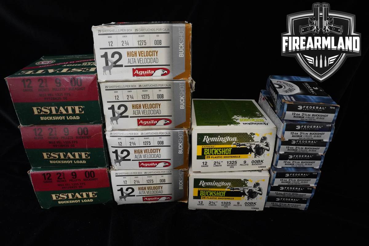 12-Gauge Ammo 12-Ga 00 Buckshot Ammo 260 Rounds