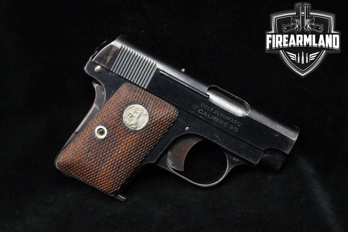 ANTIQUE 1920 Colt Model 1908 Vest Pocket Hammerless 2" Blued Colt 1908