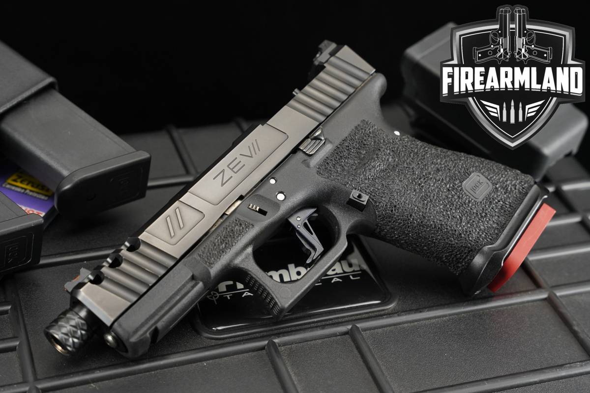 Glock 19 Gen3 G19 Gen 3 Optics-Ready ZEV Slide, Pro Barrel 9mm + THREE MAGS