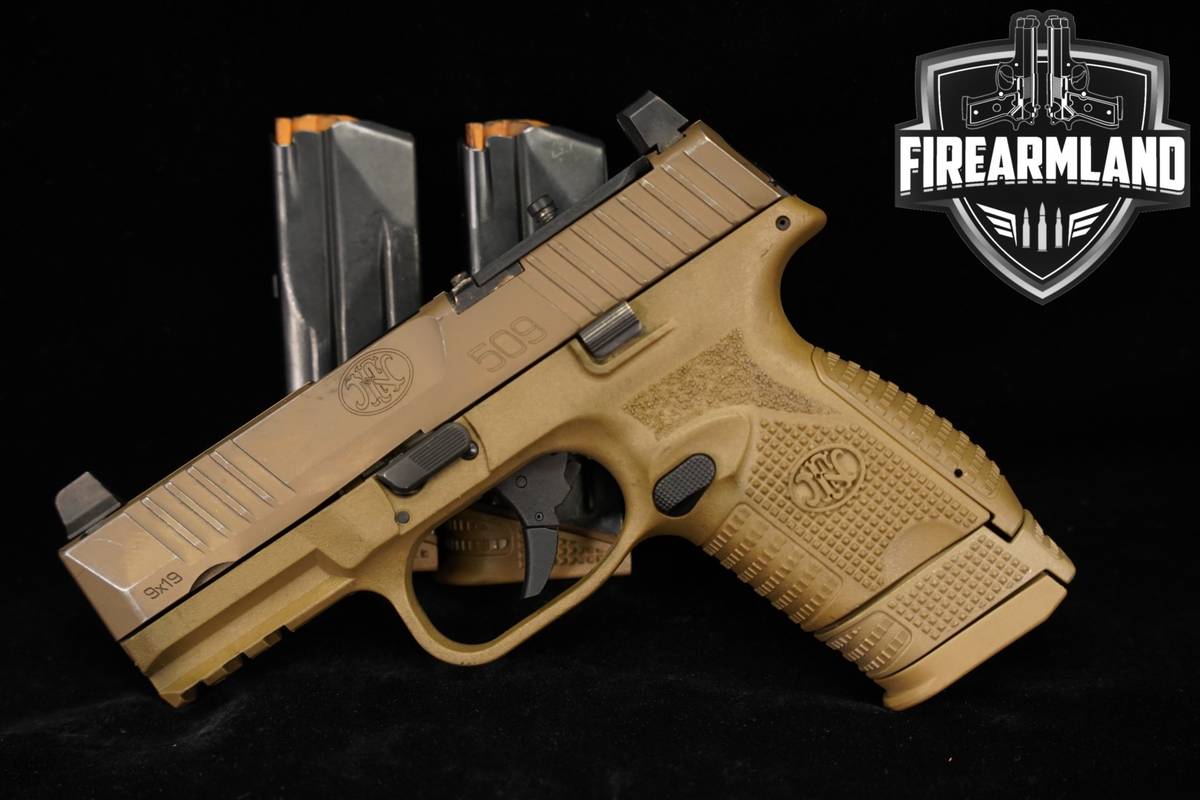 FN 509 Compact MRD 9mm Optics-Ready 3.7" FDE C FN509 509C +3 MAGS