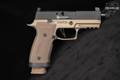 Sig Sauer P320 AXG Combat, Custom Works 9mm Luger Two-Tone Black & Tan in Excellent Condition Image 4
