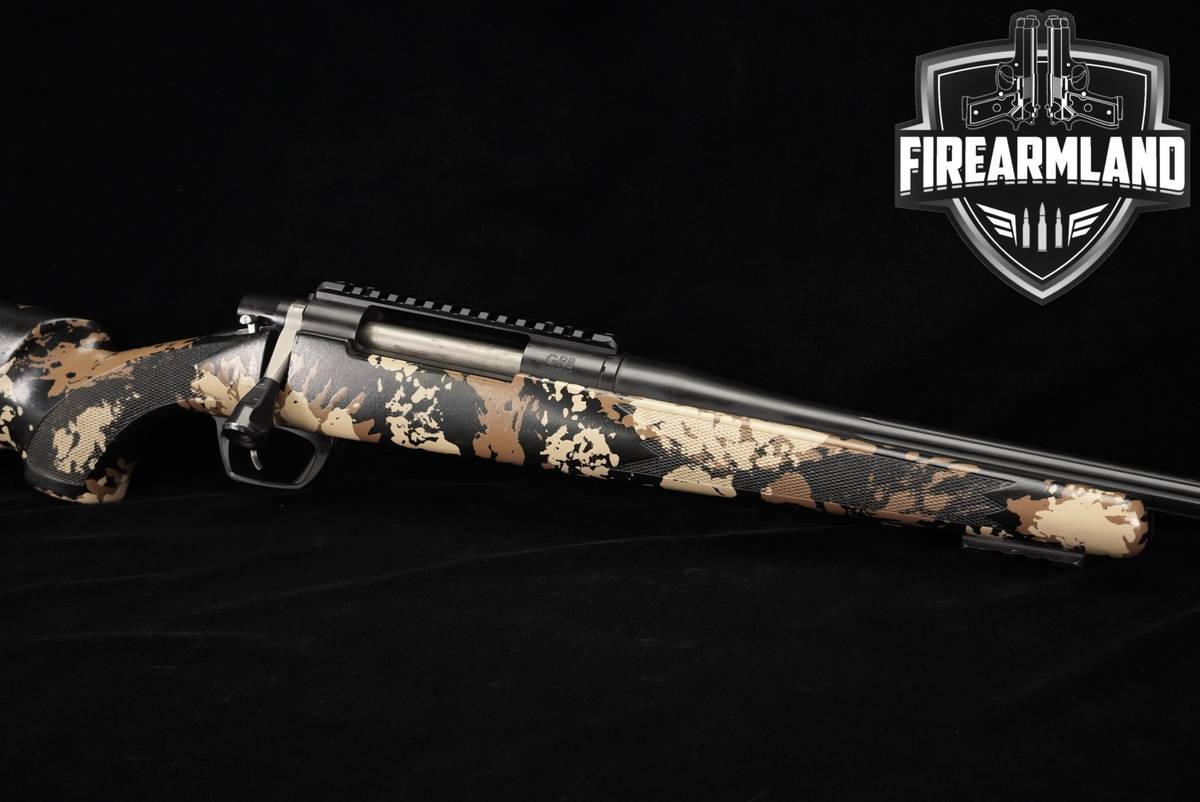 Gunwerks LR-1000 GRB 300 PRC 23" Black/Tan/Brown Camo LR1000 MUZZLE BRAKE