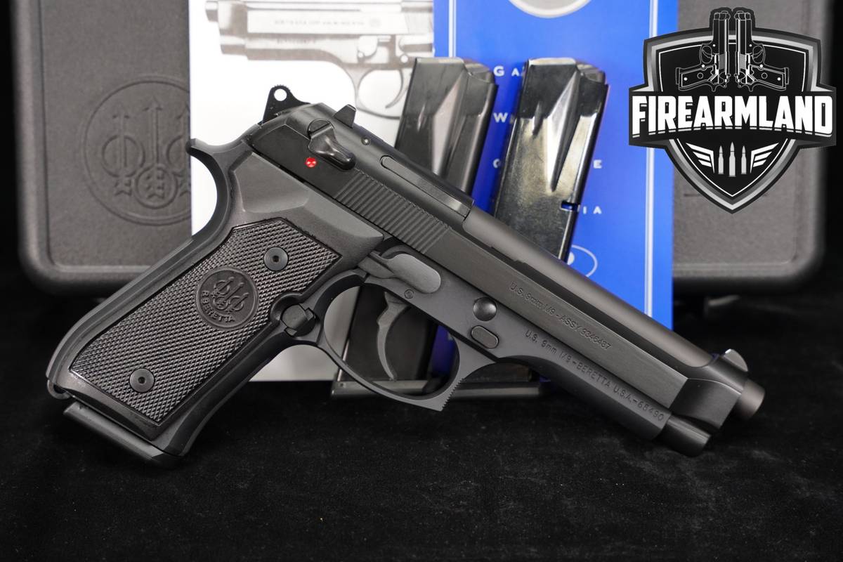 Beretta M9 Commercial 9mm 4.9" 92FS M-9 +3 MAGS & ORIG CASE