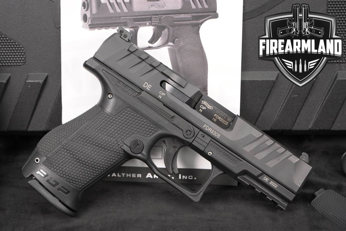 Walther PDP Compact 4" Optics Ready 9mm +2 MAGS & ORIG CASE