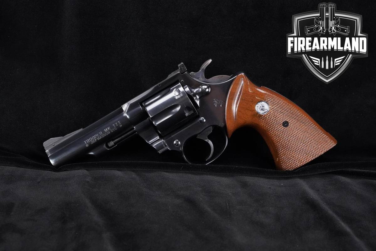 1975 Colt Trooper Mk III 357 Magnum 4" High-Polish Blued MK3 MK-3 DA/SA