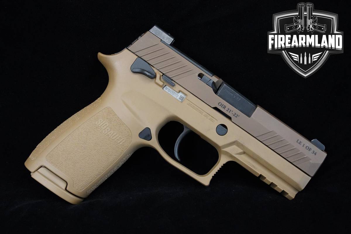 Sig Sauer P320 M18 Operation Inherent Resolve F Co 1-168th ATS 9mm SIG-P320