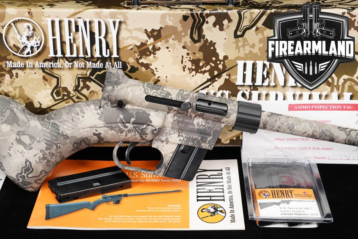 Henry U.S Survival AR-7 Viper Western Camo 22LR 16" +4 MAGS & ORIG BOX