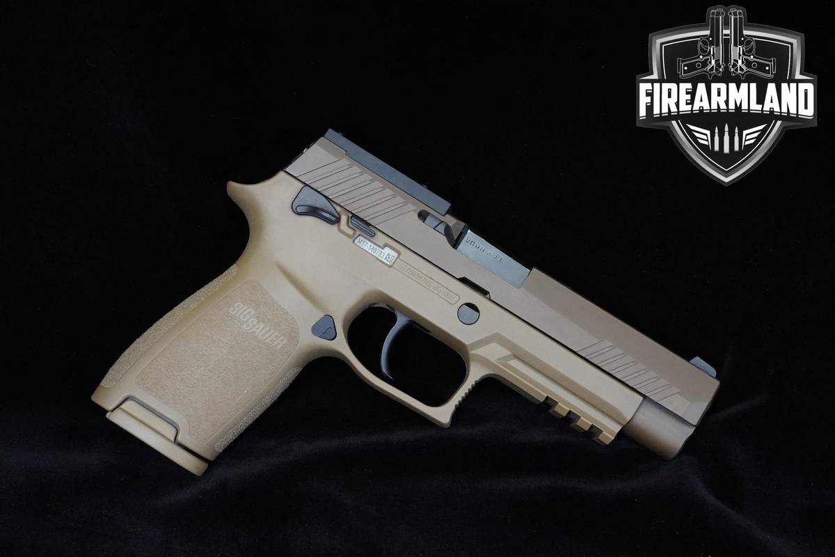 Sig Sauer P320 M17 9mm Coyote nPVD Sig-Sauer P320 P-320 +3 MAGS & ORIG CASE